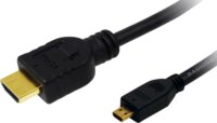 LogiLink Cable HDMI (Typ-A) to Micro-HDMI (Typ-D), 1 Meter