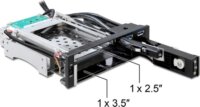 Delock 2.5;3.5 SATA mobil rack fekete