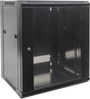 Intellinet 19" Fali rack szekrény 9U/450mm Fekete
