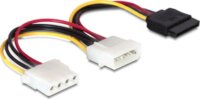 DeLOCK 60103 4-pin Molex - SATA + 4-pin Molex adapter